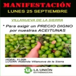 Manifestación el 25 de septiembre en Villanueva de la Sierra