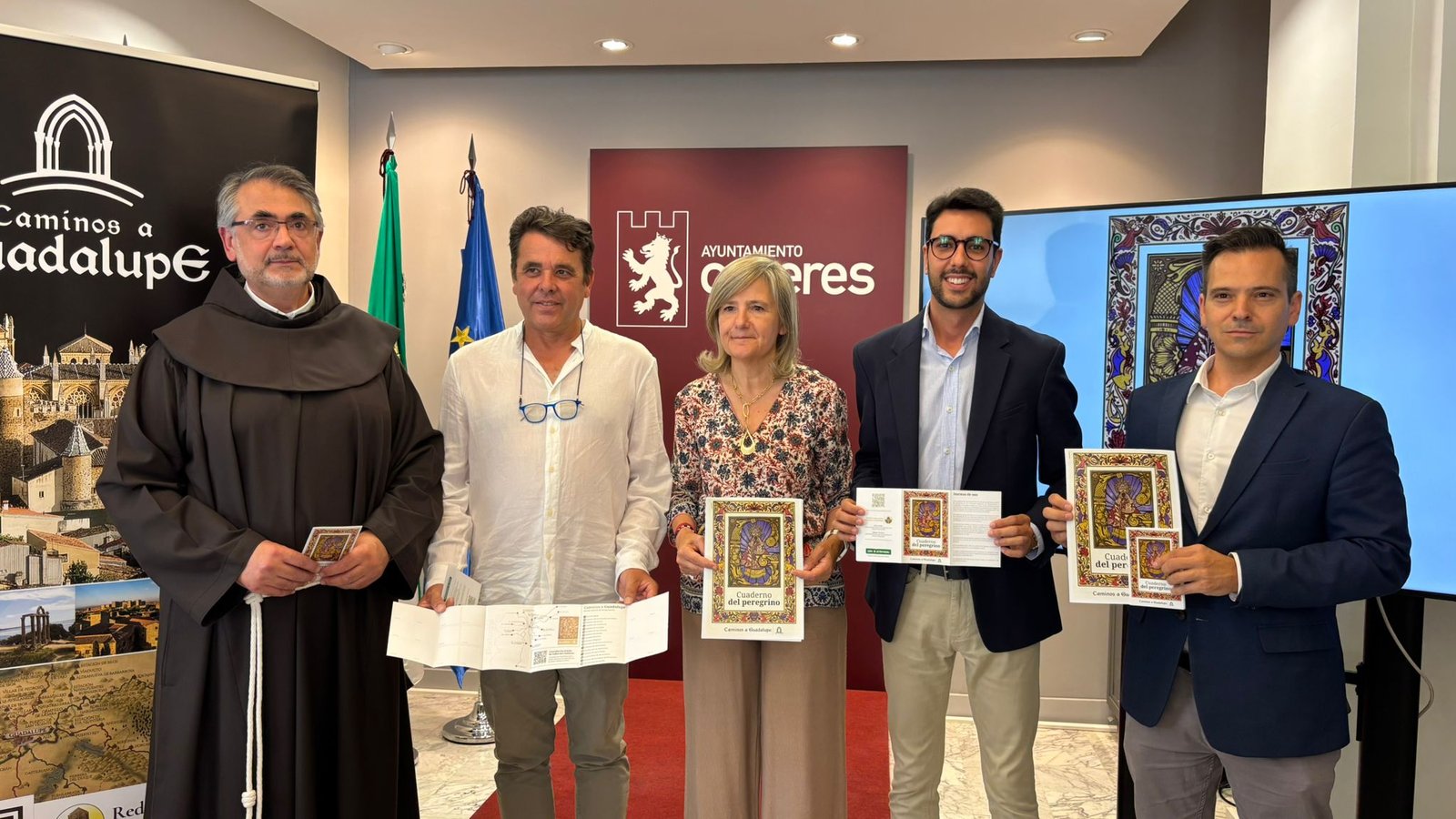 El Cuaderno del Peregrino ‘Caminos a Guadalupe’ impulsa el turismo de peregrinación entre Cáceres y Guadalupe.