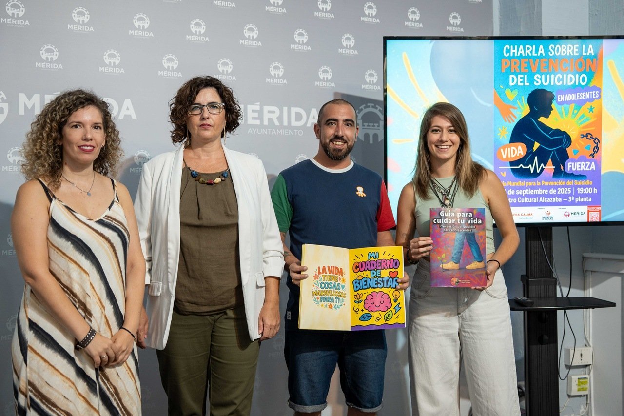 El Centro Cultural Alcazaba organizará una charla sobre la prevención del suicidio en adolescentes el 10 de septiembre.