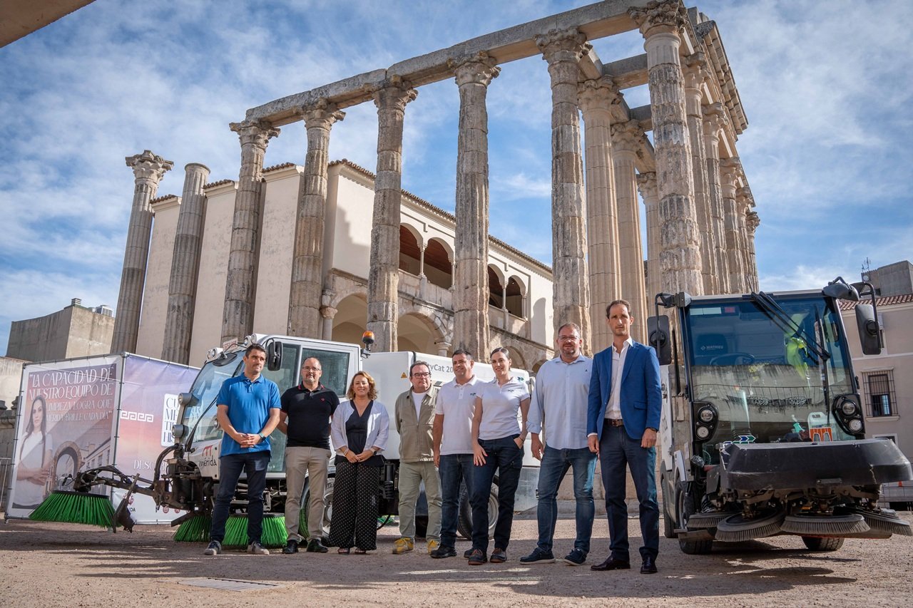 FCC Environment y Mérida se unen para concienciar sobre servicios de limpieza durante la feria y fiestas 2025.