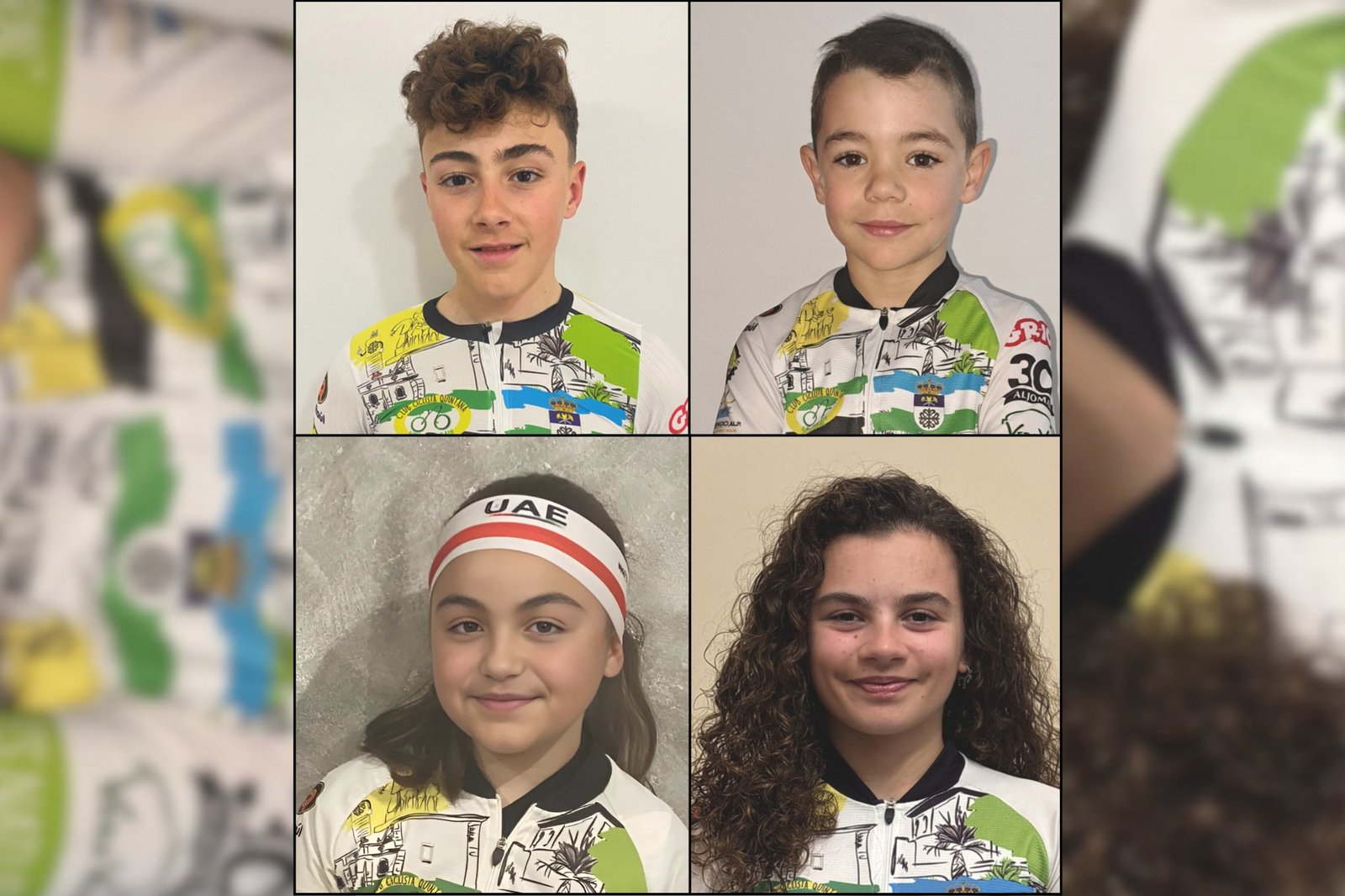 Álvaro Asenjo, Ángela Moraga, Manuel Moraga y Paula Pulido de la Escuela de Ciclismo Quintana “Es Natural” consiguen varios palmareses esta temporada
