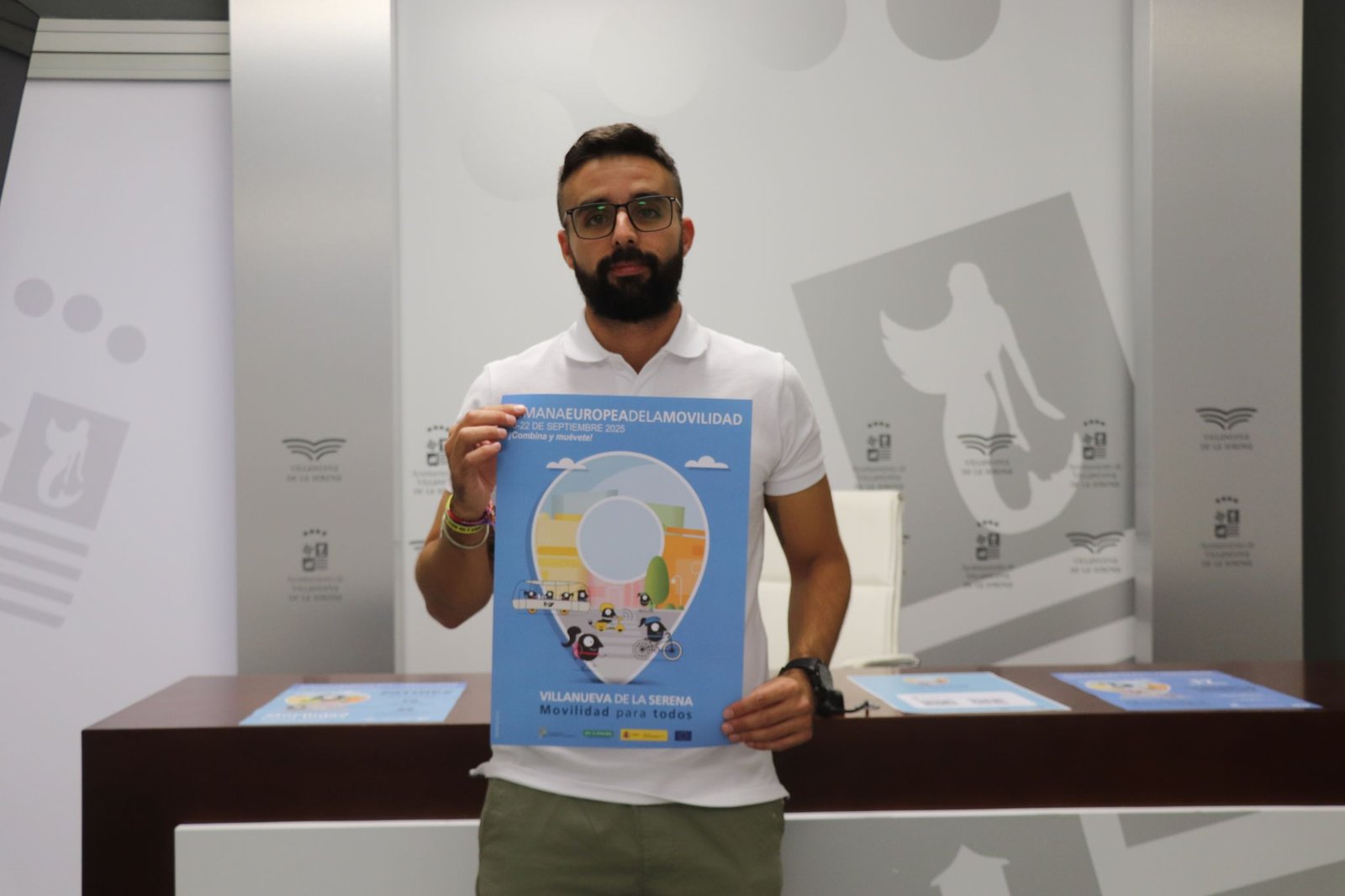 Desafío europeo de pasos en Villanueva de la Serena: charla, simulacro de rescate y actividades de movilidad.