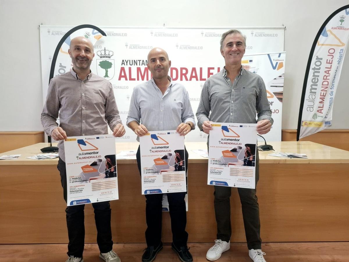 Almendralejo ampliará su oferta educativa con 10 nuevas aulas auxiliares del Aula Mentor gracias a fondos europeos