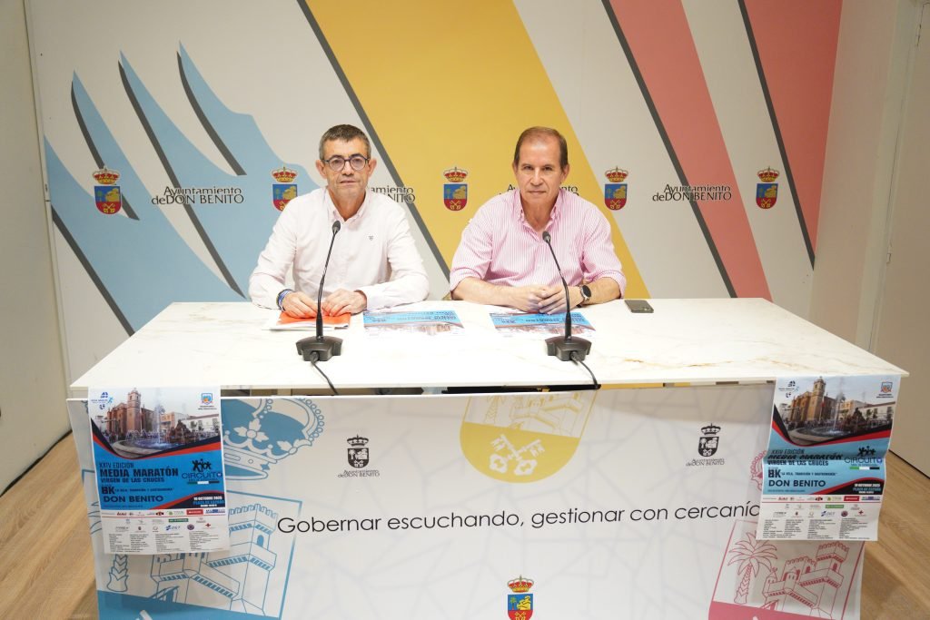 La Media Maratón Virgen de las Cruces estrena un nuevo recorrido urbano con salida y meta en la Plaza de España. Los corredores rodearán la Ermita de la Virgen de las Cruces y cruzarán la meta en la renovada plaza. Ya hay más de 200 inscritos.