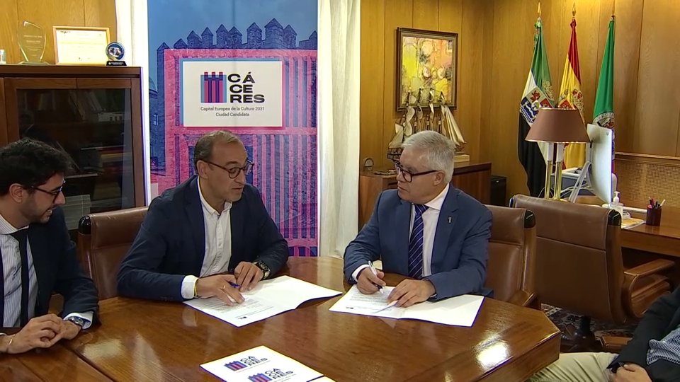 La Universidad de Extremadura respalda la candidatura de Cáceres a Capital Europea de la Cultura 2031