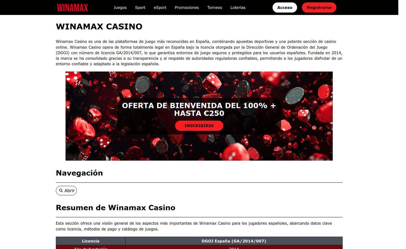 Opiniones de usuarios sobre la experiencia en Winamax Casino – AD Mérida