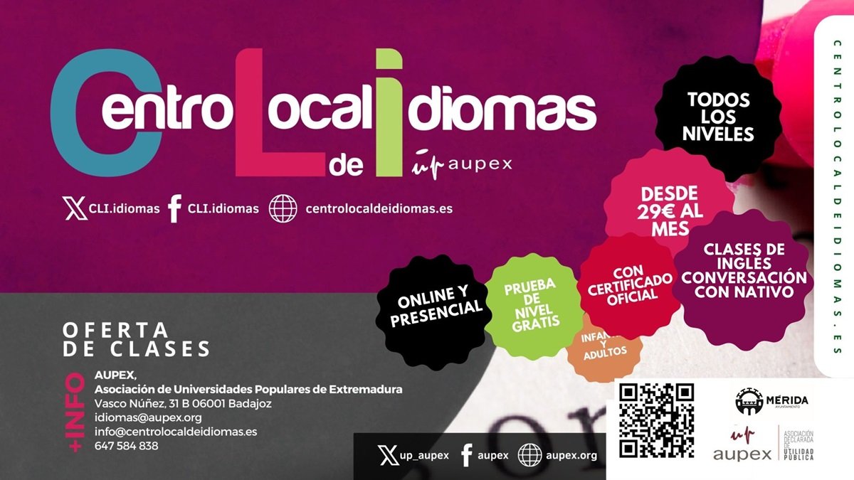 Tercera edición del Centro de idiomas locales en Mérida con AUPEX: aprende inglés y obtén certificaciones.