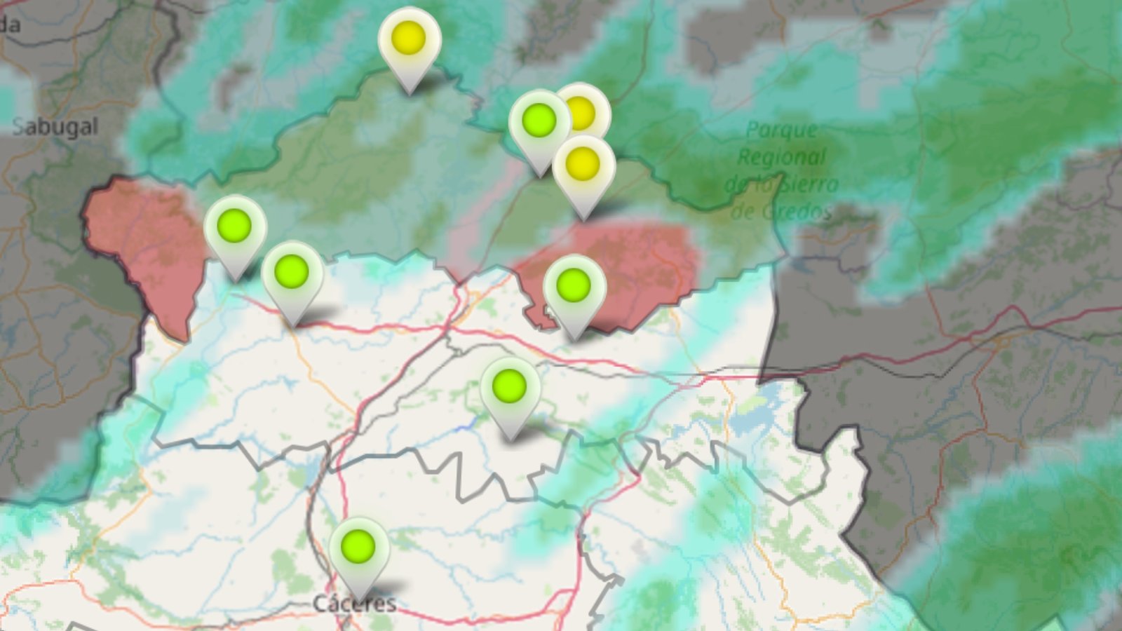 Activada fase de emergencia por inundaciones en norte de Cáceres