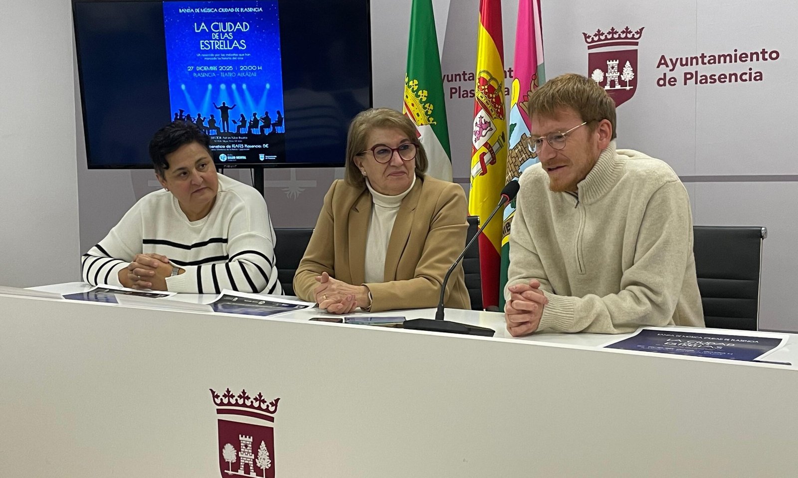 Concierto solidario de Navidad «La ciudad de las estrellas» el 27 de diciembre en el Teatro Alkázar de Plasencia.