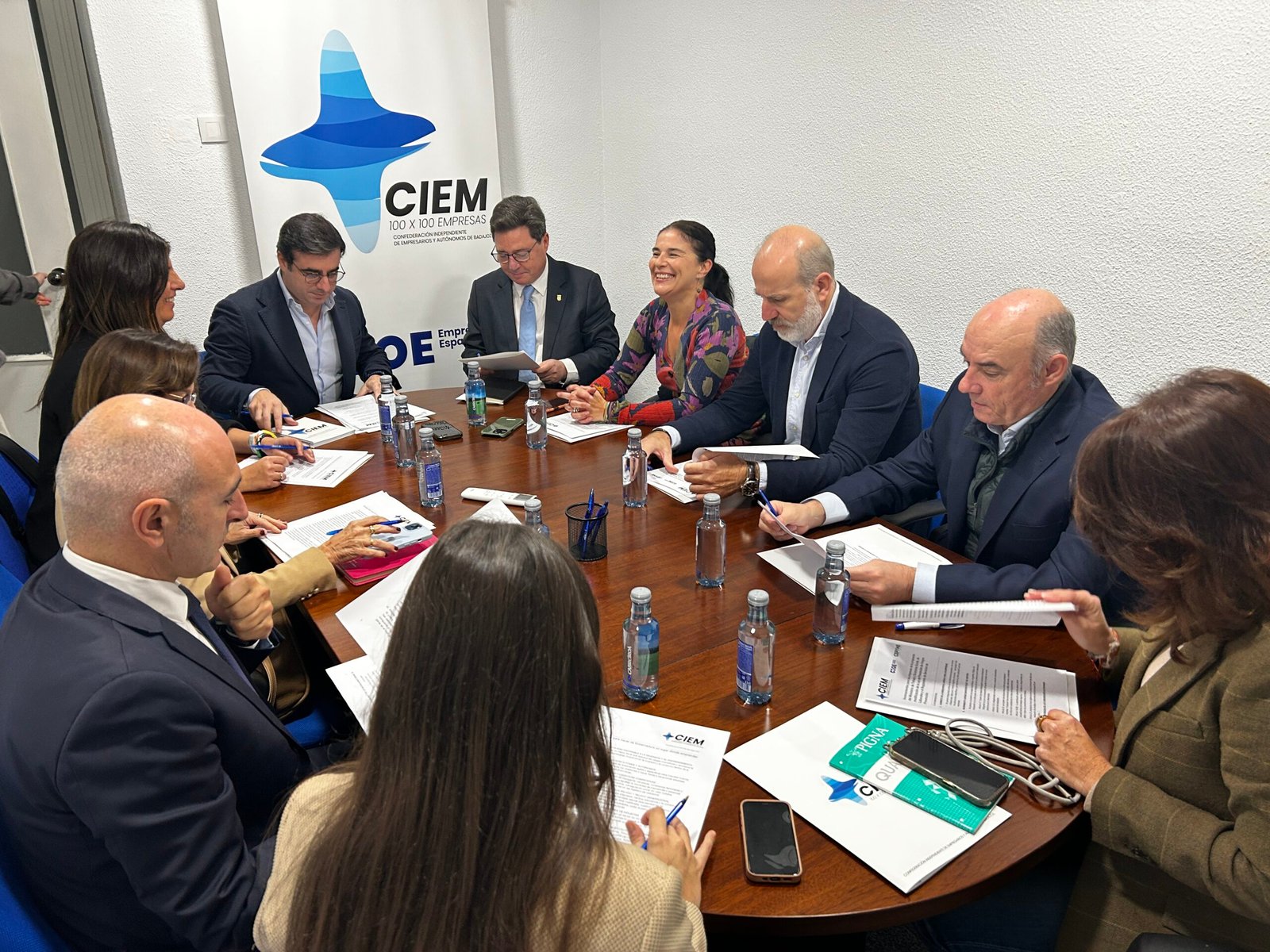 El consejero destaca colaboración con CIEM tras un año en CEOE