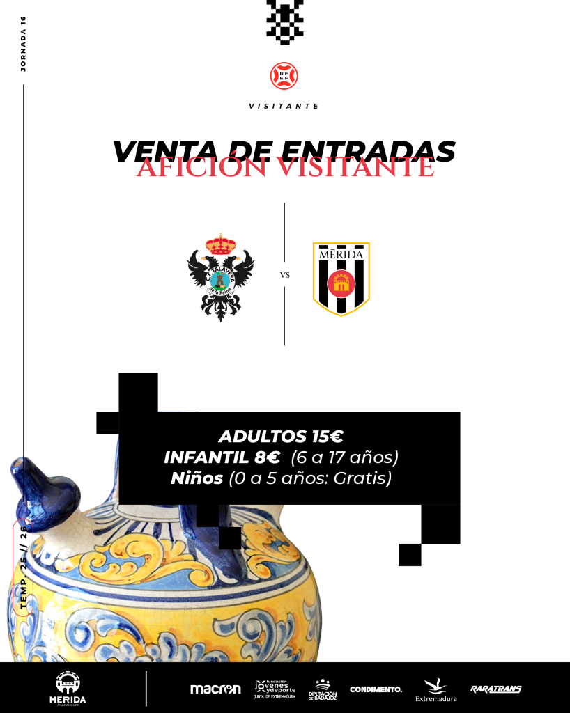 Entradas Talavera CF – AD Mérida: Información y Precios
