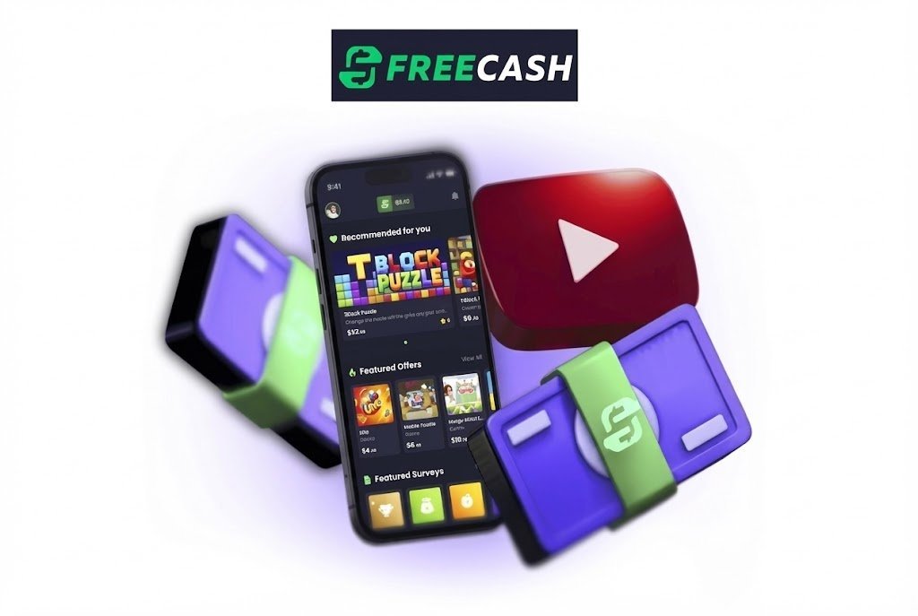 Freecash ofrece una forma divertida de ganar dinero viendo vídeos de YouTube.