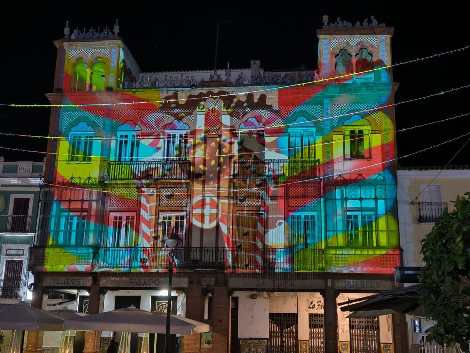 Proyección de videomapping navideño en Palacio Chino este fin de semana