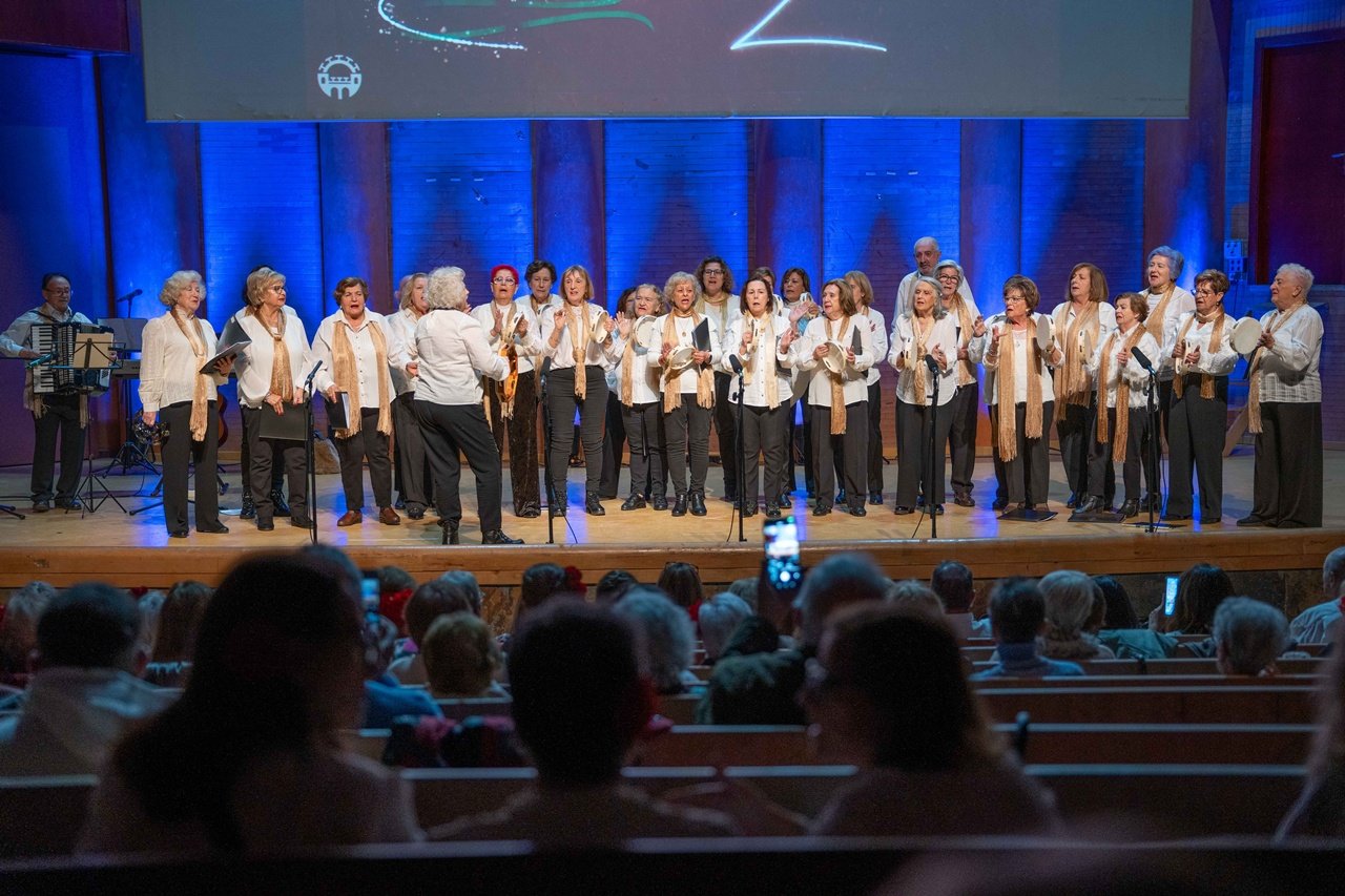 Recitales navideños del Coro de Mayores Zona Sur en la ciudad