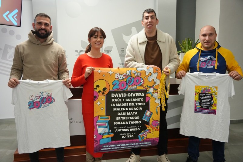 El festival Back to the 2000 se llevará a cabo el 13 de junio en Villanueva de la Serena.[embed]https://www.youtube.com/watch?v=abjCZu23XmU[/embed]