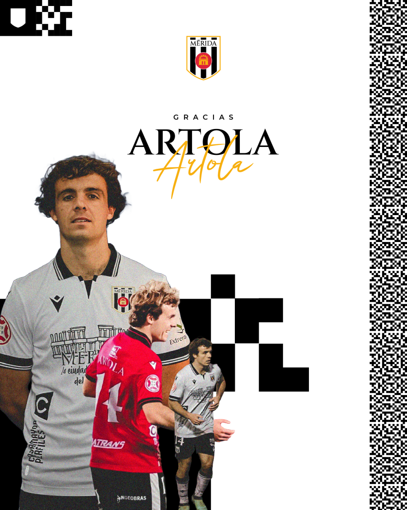 Juan Artola finaliza su etapa en el AD Mérida