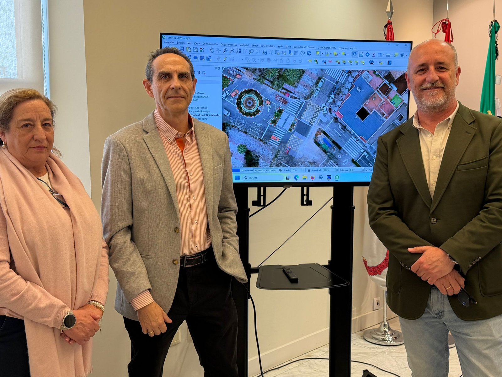 Cáceres destaca en información geográfica con imagen urbana de alta calidad