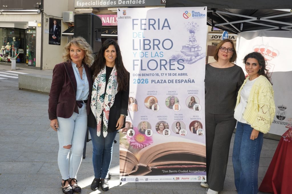 Don Benito celebra la Feria del Libro y de Las Flores para promover el comercio y la cultura. La actividad se llevará a cabo los días 16, 17 y 18 de abril en la Plaza de España.