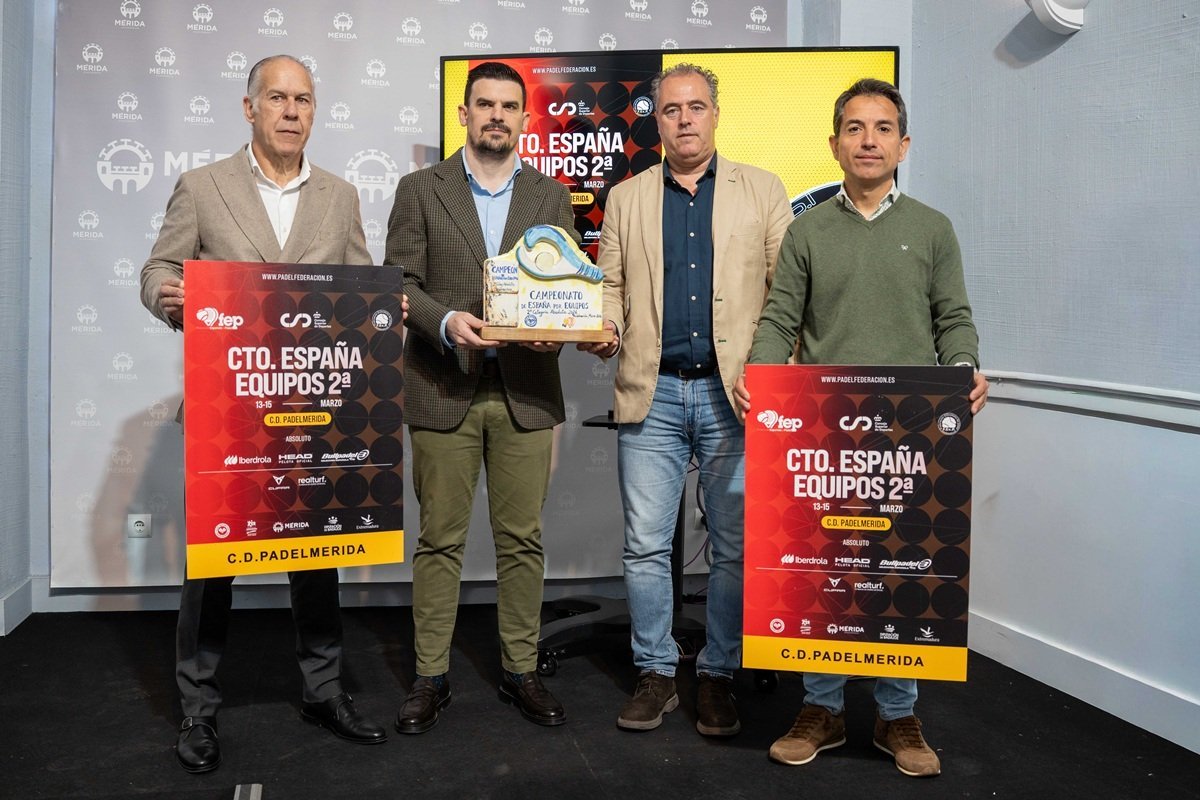 Más de 300 jugadores participan en el Campeonato de España por Equipos de segunda categoría en Mérida