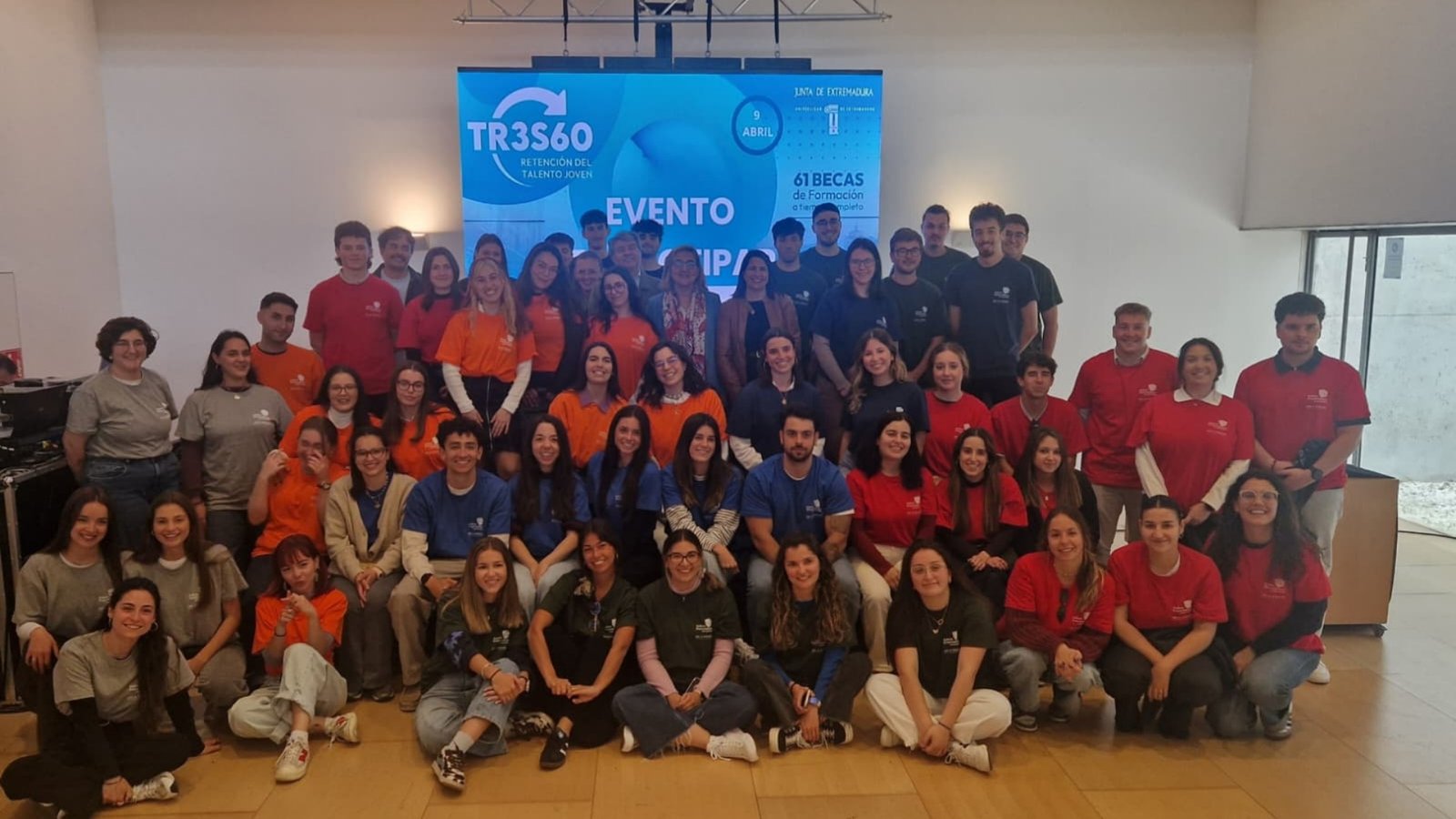 Éxito en la primera edición del Programa de Retención del Talento Joven de Extremadura.