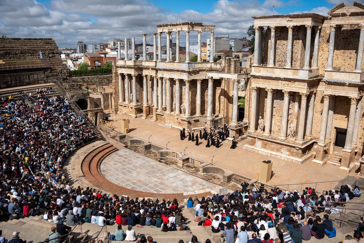 Más de 12.000 estudiantes se reunirán en el Teatro Romano para la 28ª edición del Festival Juvenil Europeo de Teatro Griego.
