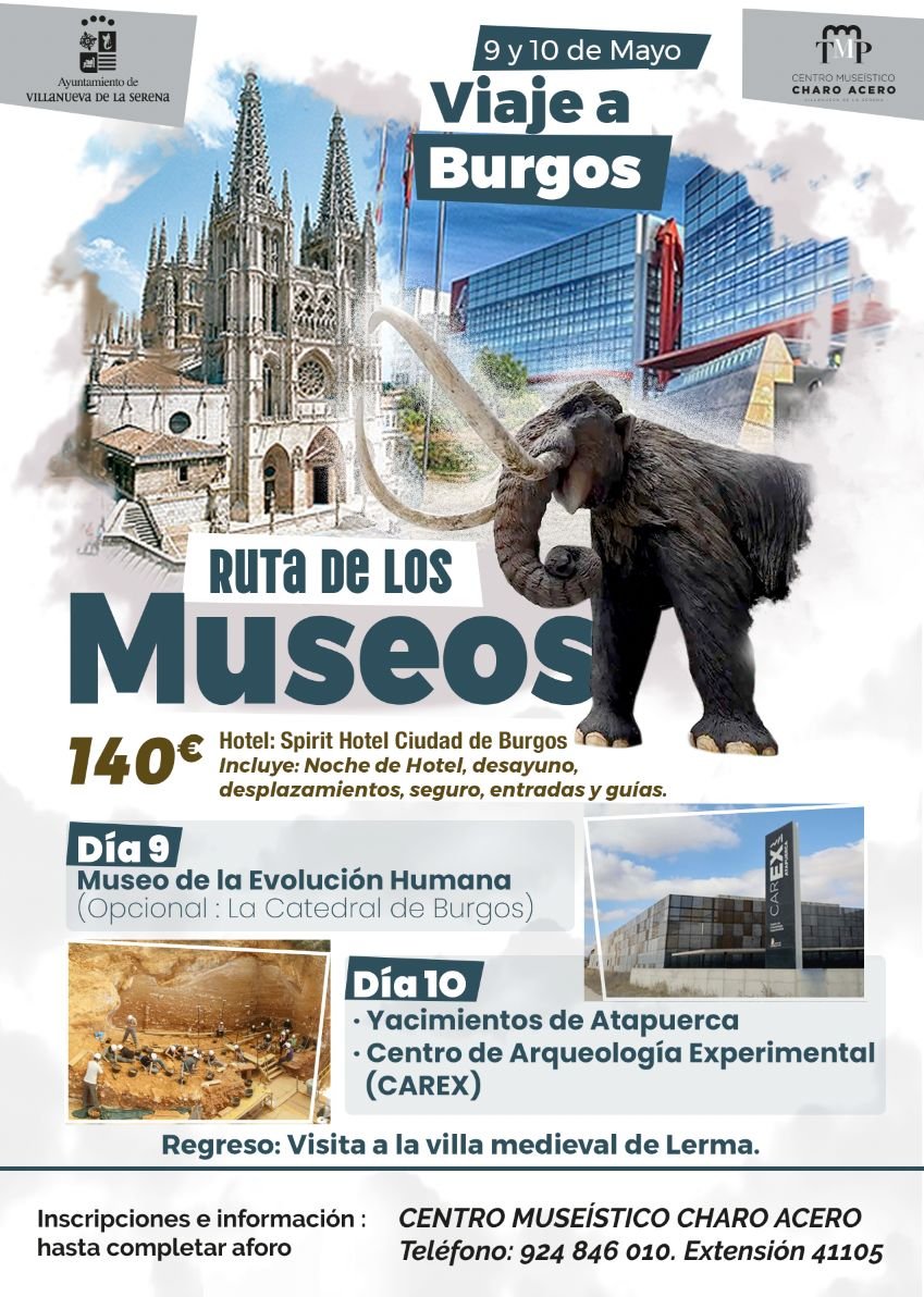Viaje a Burgos con la «Ruta de los museos» en el centro museístico Charo Acero.