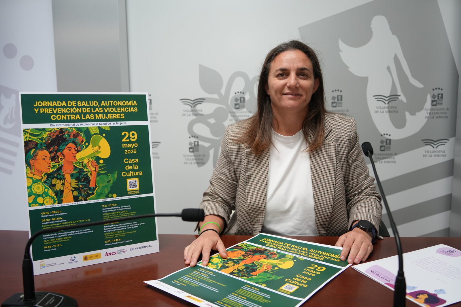 Jornada de Salud, Autonomía y Prevención de Violencias contra Mujeres el 29 de mayo.
