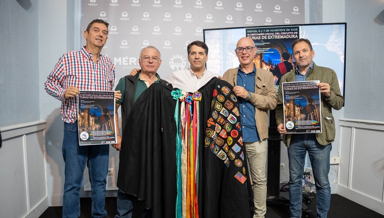 Badajoz acoge el III Certamen Anual del Circuito de Tunas con más de 200 participantes